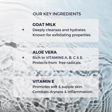 Load image into Gallery viewer, best face wash, face wash, organic face wash, goat milk face wash, dry skin, sensitive skin, zoe skincare, gentle face wash, all natural face wash, best face wash, face cleanser, 
